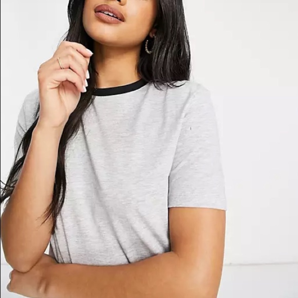 ASOS Short Sleeve Ringer Tee